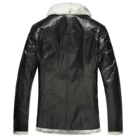 Men's Justin Real Leather Shearling Coat-1