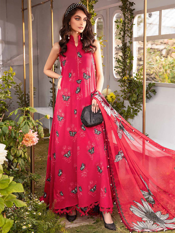 Maria B Mprints Lawn - 2105A