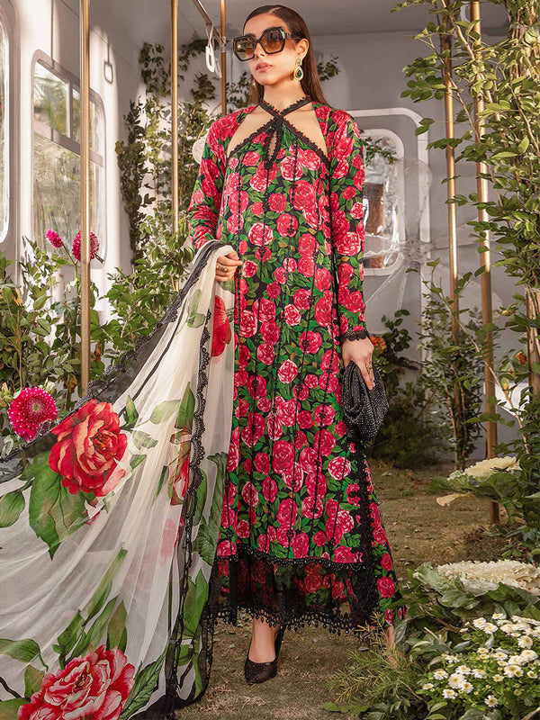 Maria B Mprints Lawn - 2106B