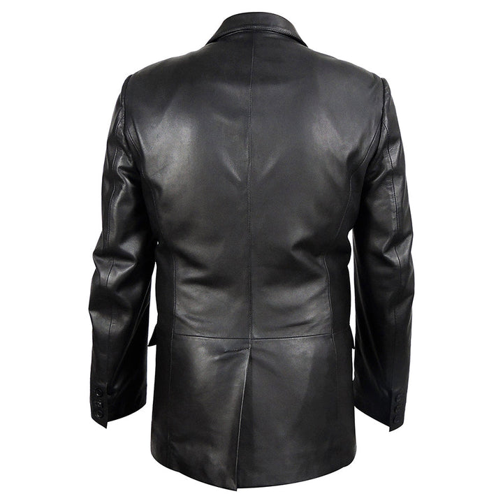 Macron Mens New Zealand Leather Blazer-3