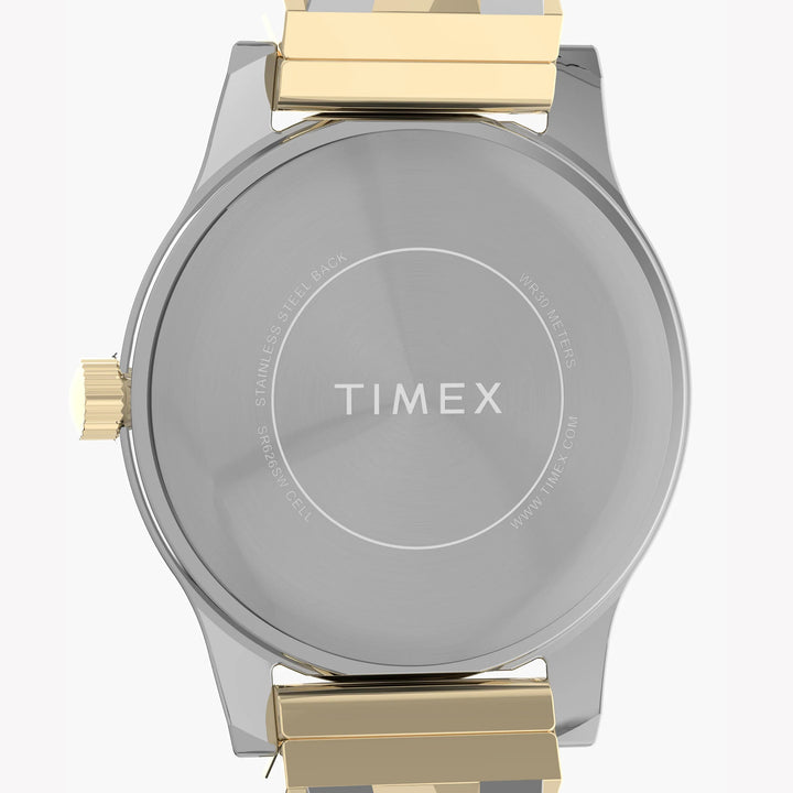 Timex Women's Two-tone Silver & Gold Watch, Silver Dial | TW2W18500-3